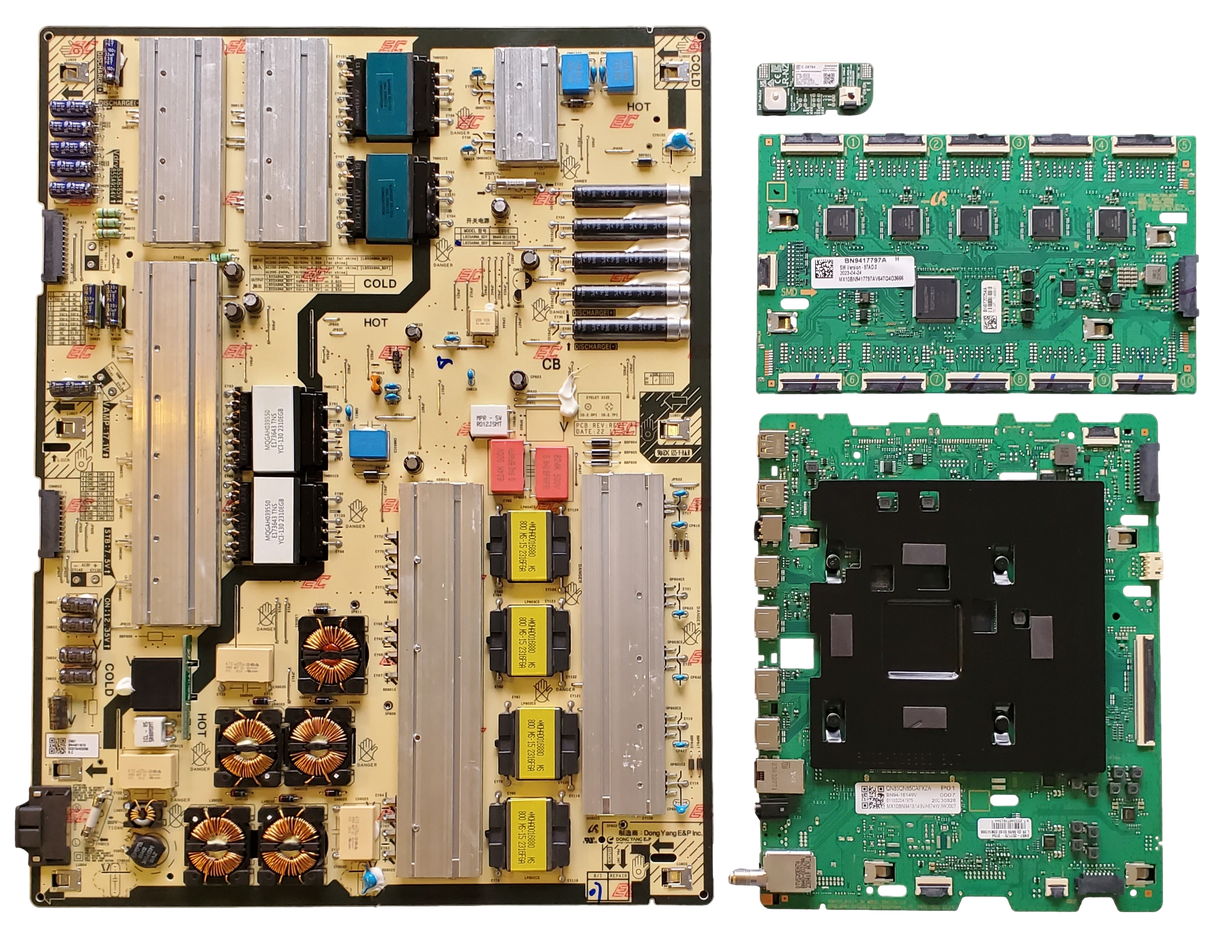 QN85QN85CAFXZA Samsung TV repair Parts Kit, BN94-18149V Main Board, BN44-01167A Power Supply, BN94-17797A LED Driver, BN59-01435A Wifi, QN85QN85CAFXZA