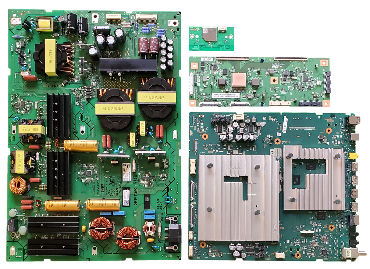 XR-77A80L Sony TV Repair Parts Kit, A-5056-937-A Main Board, 1-013-510-11 Power Supply, 6871L-6999B T-Con, 1-005-419-14 Wifi, XR-77A80L