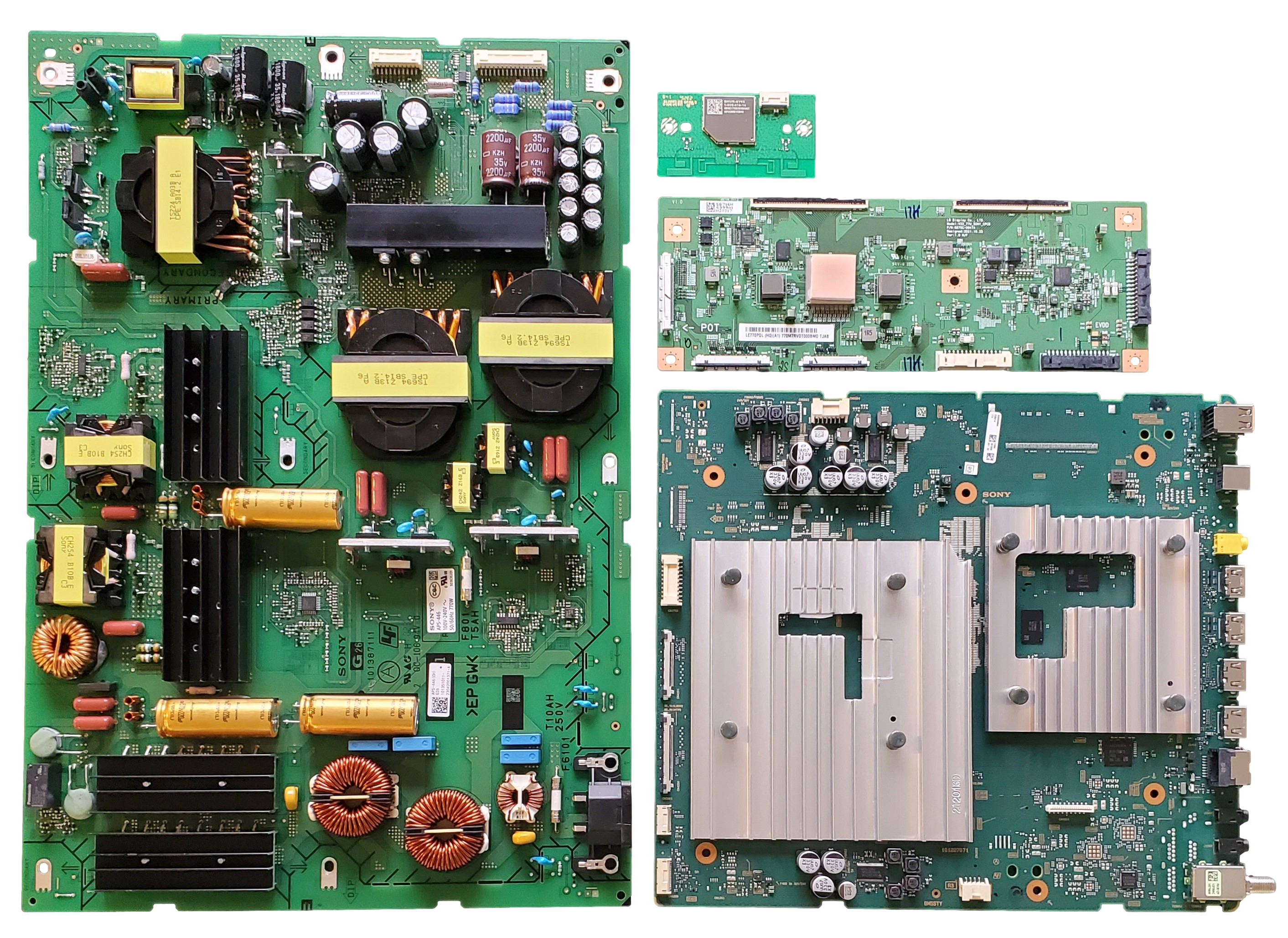 XR-77A80L Sony TV Repair Parts Kit, A-5056-937-A Main Board, 1-013