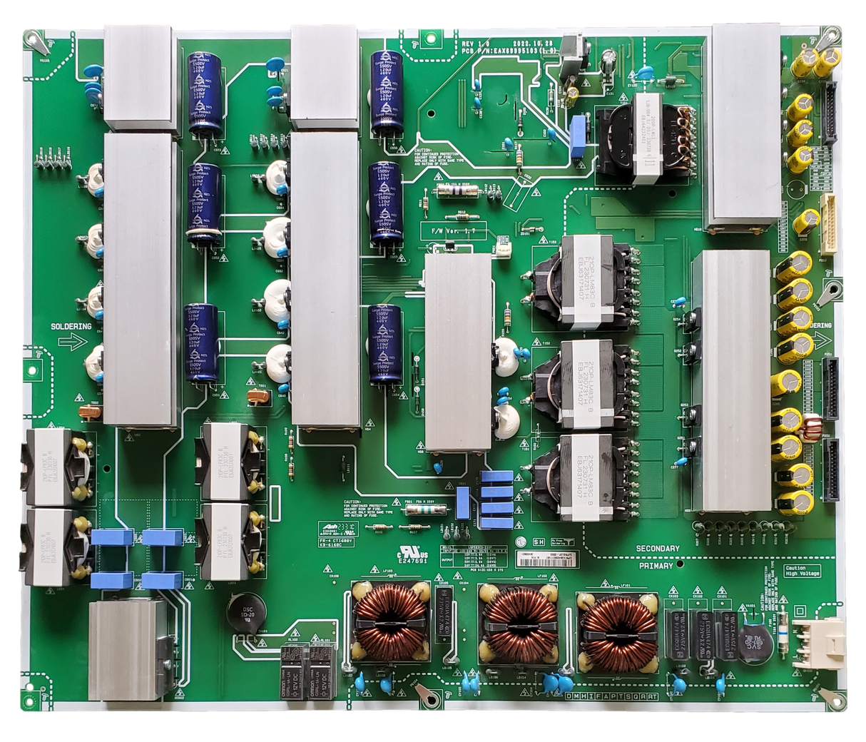 EBR38495601 LG Power Supply Board, EAX69995103(1.0), OLED83C3PUA