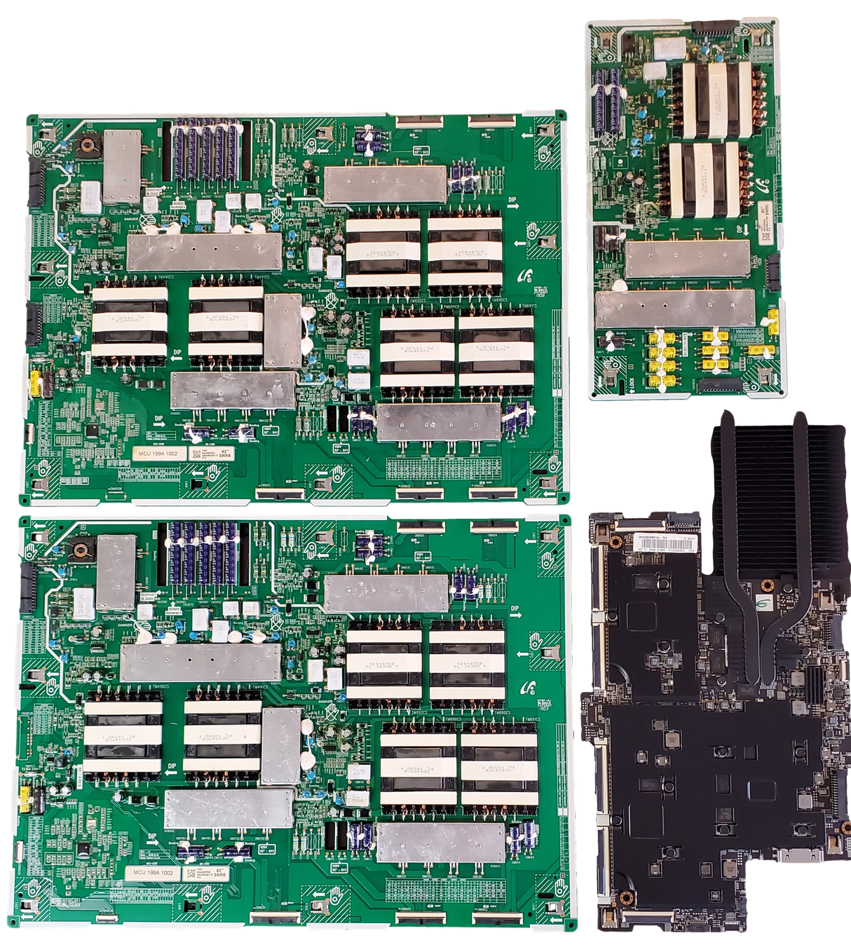 QN82Q900RBFXZA Samsung TV Repair Parts Kit, BN94-14164A Main Board, BN44-00995A LED Driver, BN44-00995B LED Driver, BN44-00996A VSS Driver, QN82Q900RBFXZA