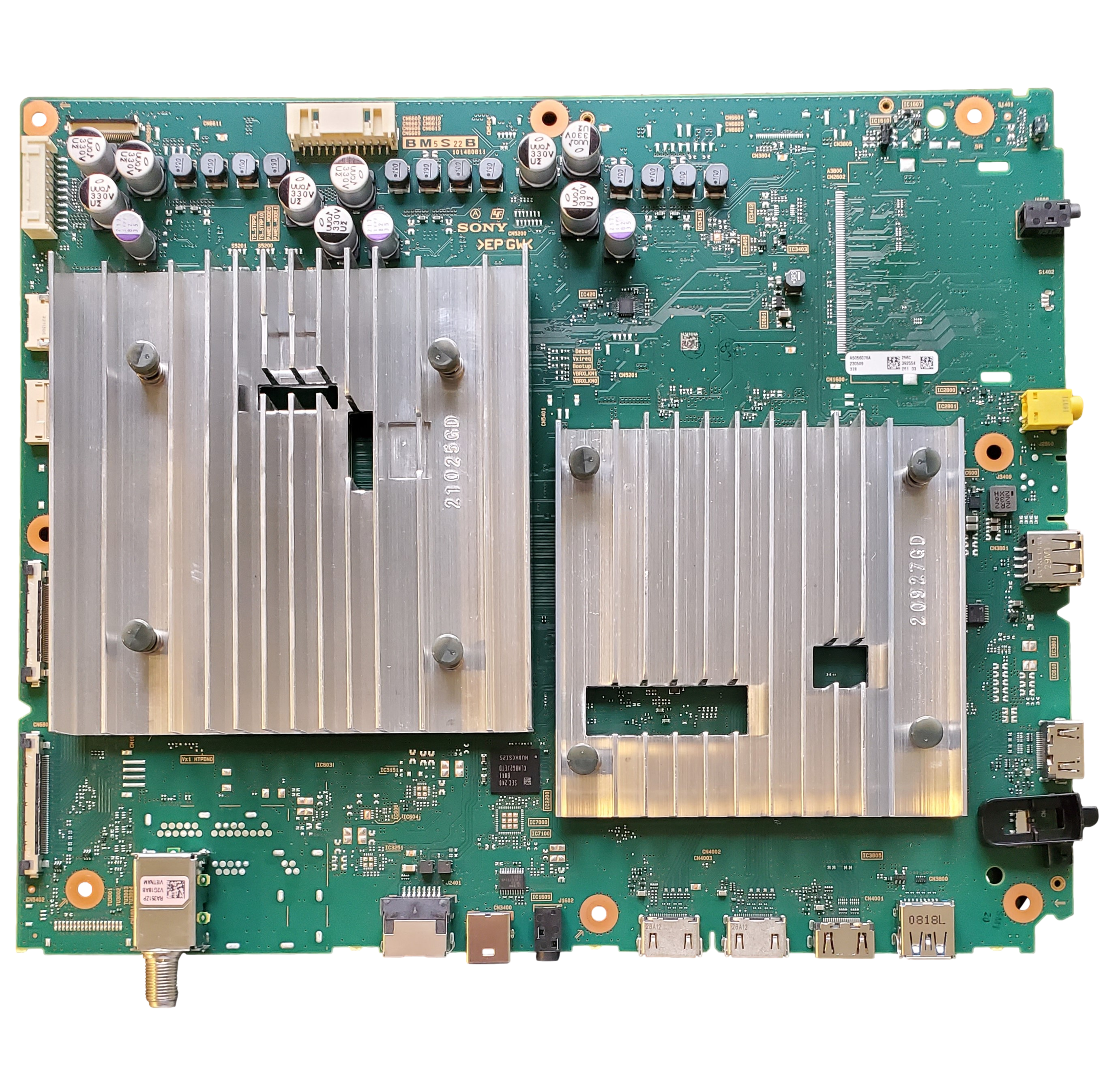 A-5056-077-A Sony Main Board, A5056076A, 101480811, XR-75X93L, XR A-5056-077-A Sony Main Board, A5056076A, 101480811, XR-75X93L, XR