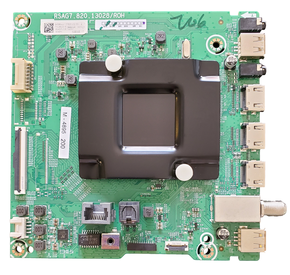 340696, Hisense Main Board, 340696A, RSAG7.820.13028/ROH, 65A6HX