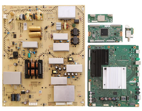 XBR-75X850F Sony TV Repair Parts Kit, A-2201-064-A Main Board, 1-474-732-11 Power Supply, 6871L-5368B T-Con, 1-458-998-11 Wifi, XBR-75X850F