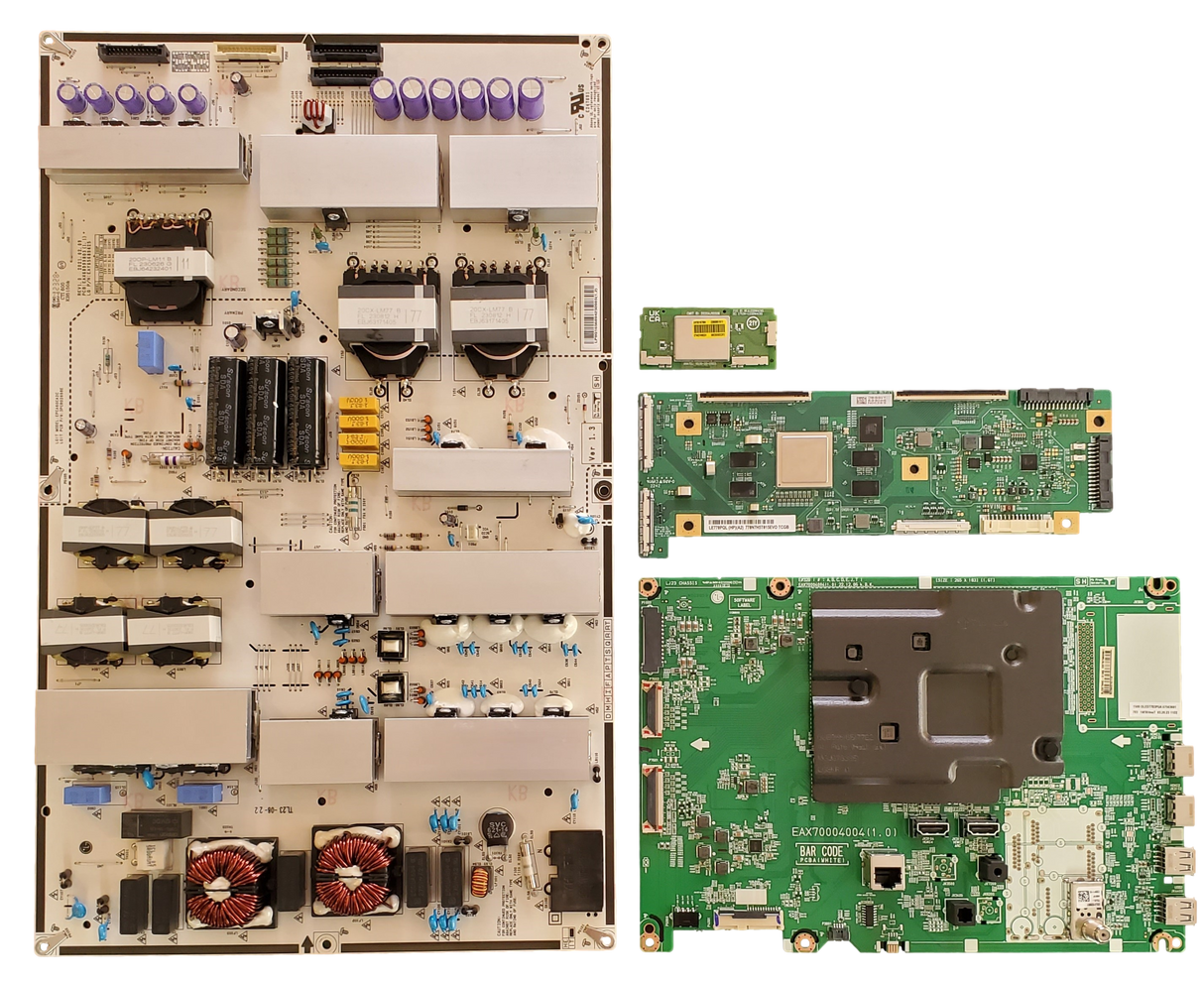 OLED77B3AUA LG TV Repair Parts Kit, EBT67563903 Main Board, EAY65689425 Power Supply, EAT65176101 T-Con, EAT65167004 Wifi, OLED77B3AUA