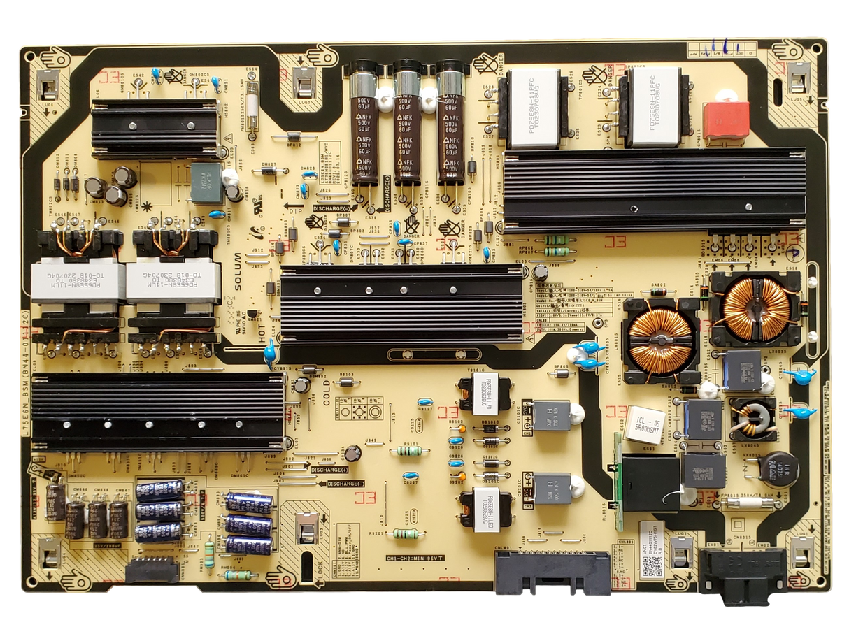 BN44-01112C Samsung Power Supply Board, L75E6N_BSM , QN75QN85BAF, QN75QN85BAFXZA