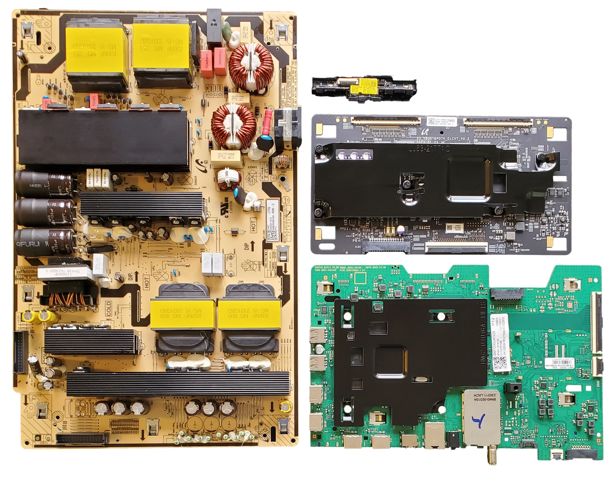 QN77S90CAFXZA Samsung TV Repair Parts Kit, BN94-18141W Main Board, BN44-01197A Power Supply, BN96-56083B T-Con, BN59-01447A Wifi, QN77S90CAF, QN77S90CAFXZA