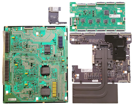 QN85QN800BFXZA Samsung TV Repair Parts Kit, BN94-17446M Main Board, BN44-01174A VSS Power Supply, BN94-17792A LED SubCon, BN59-1372A Wifi, QN85QN800BFXZA AA01, QN85QN800BFXZA