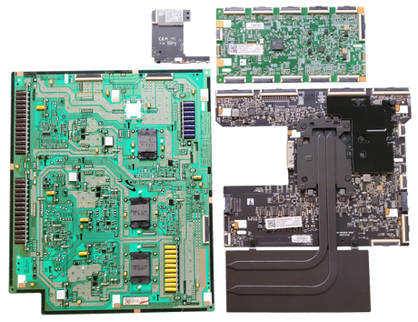 QN75QN800AFXZA Samsung TV Repair Parts Kit, BN94-16880H / BN94-17151Q Main Board, BN44-01130A Power Supply, BN94-16847A SubCon, BN59-01372A Wifi, QN75QN800AFXZA CA01, QN75QN800AFXZA