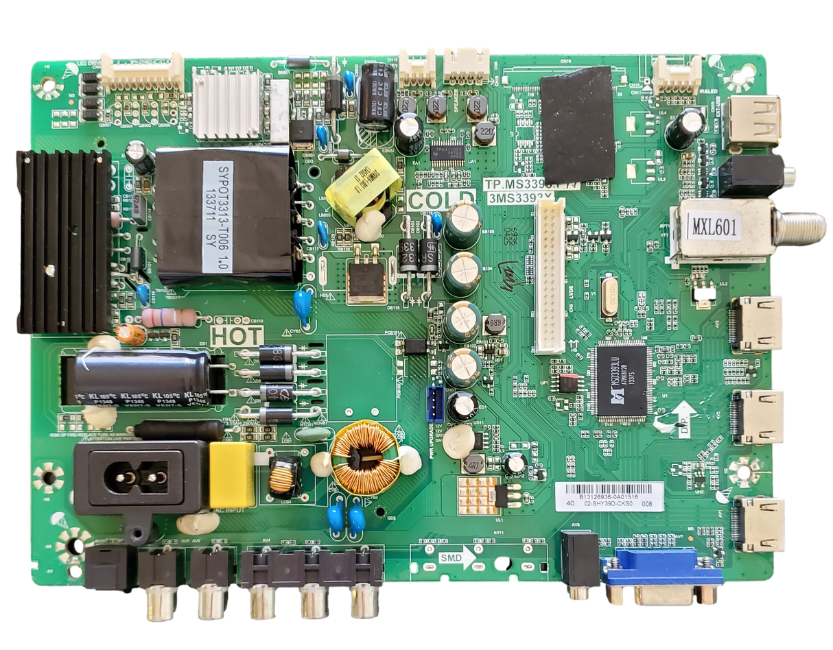 FVD4064-P40D64-01-MAIN Sanyo Main Board, TP.MS3393.P77, 3MS3393X, FVD4064