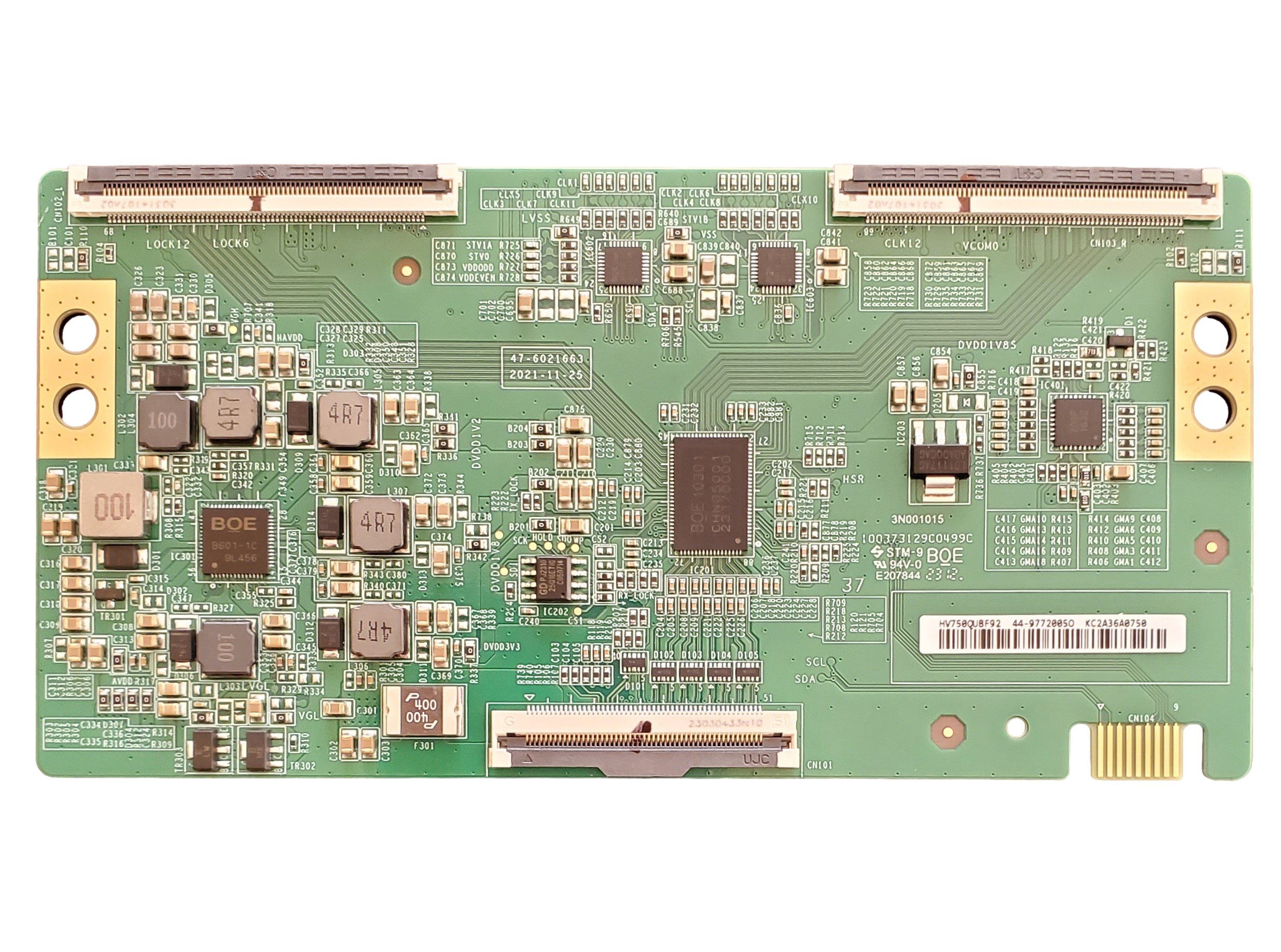 TIQページ HV750QUBF92 Vizio T-Con, 44-97720050, LBSFR6GZ3200283, M75Q6-L4
