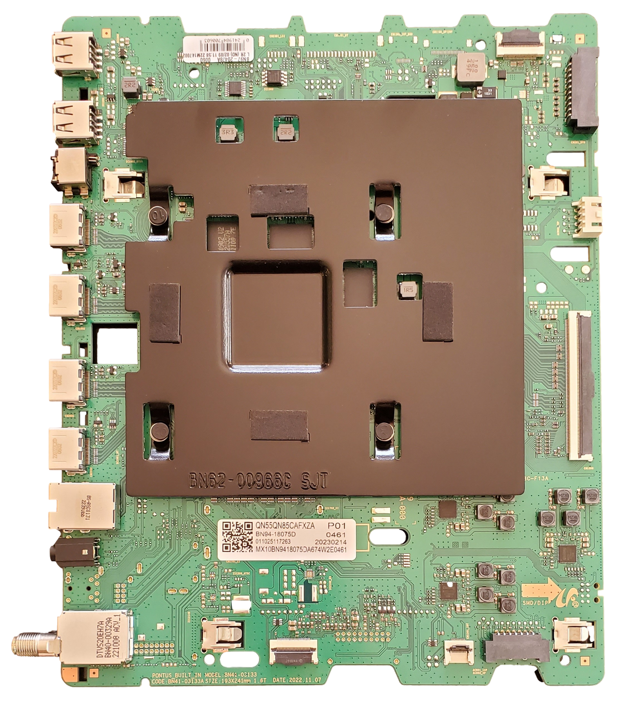 BN94-18075D Samsung Main Board, BN97-20478A, BN41-03133A, QN55QN85CAFXZA