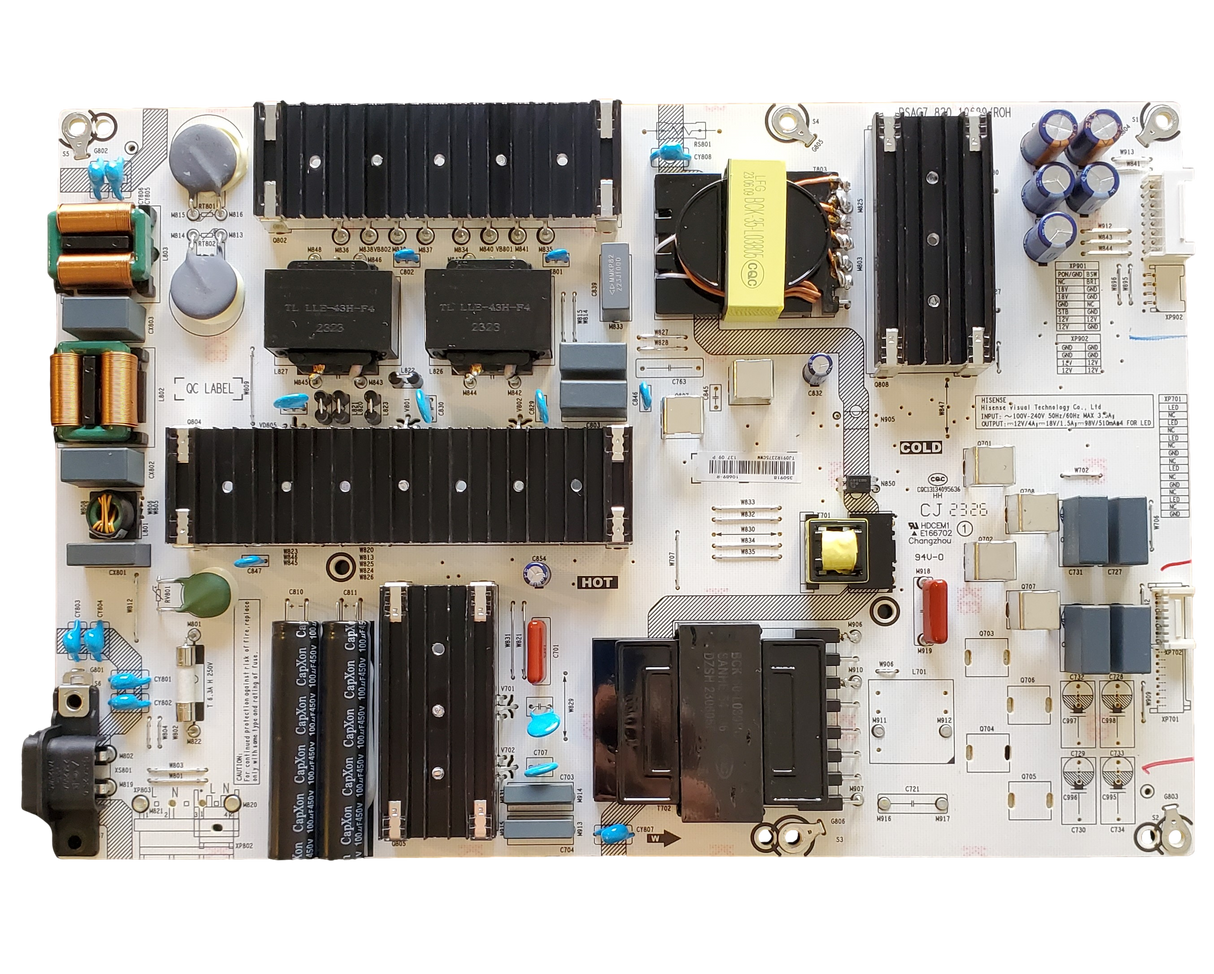 350918 Hisense Power Supply, 10689-R, RSAG7.820.10689/ROH, 75R6030K