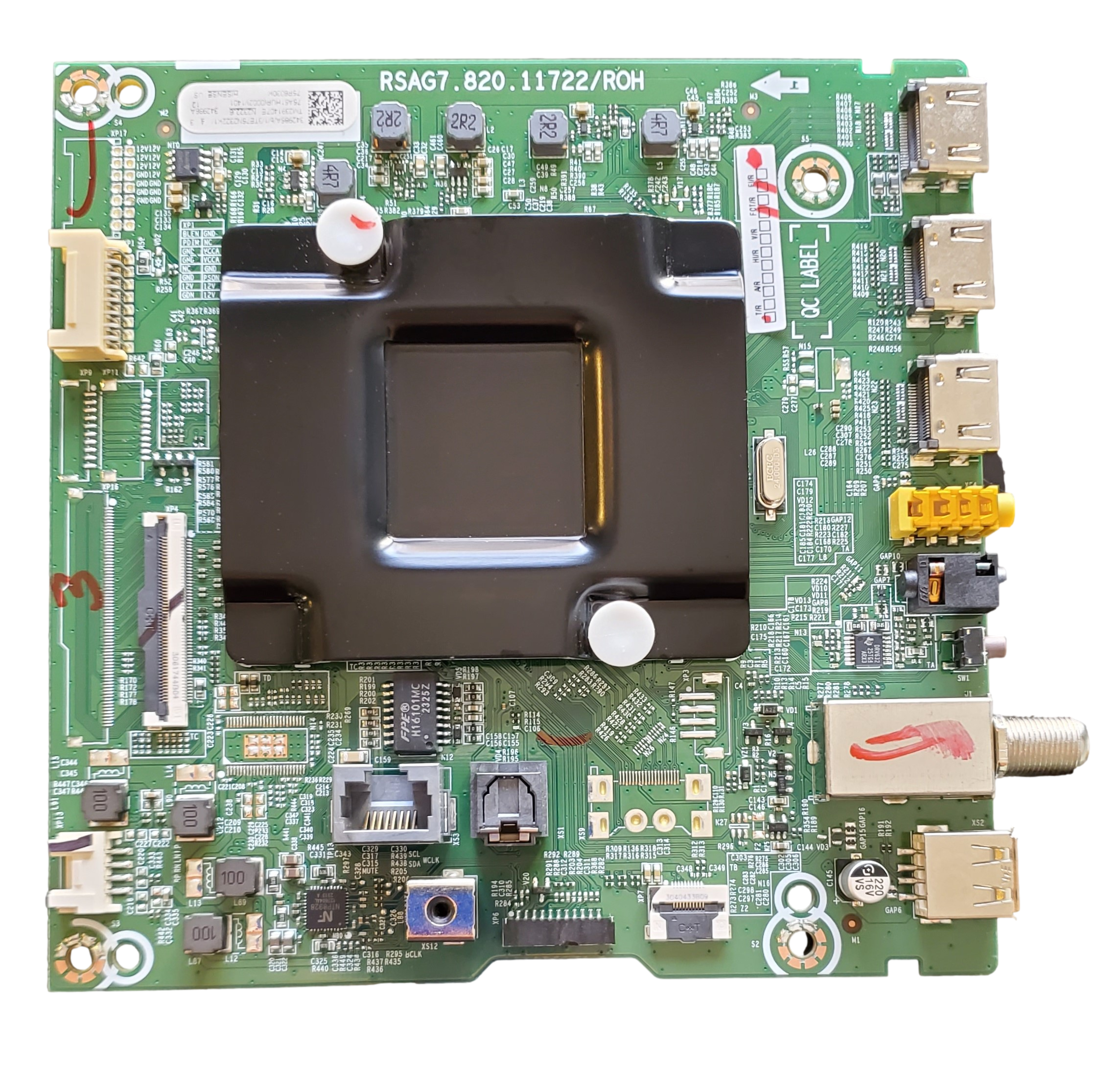 HISENSE　テレビ用基板 342985 Hisense Main Board, 342986, RSAG7.820.11722/ROH, 75R6030