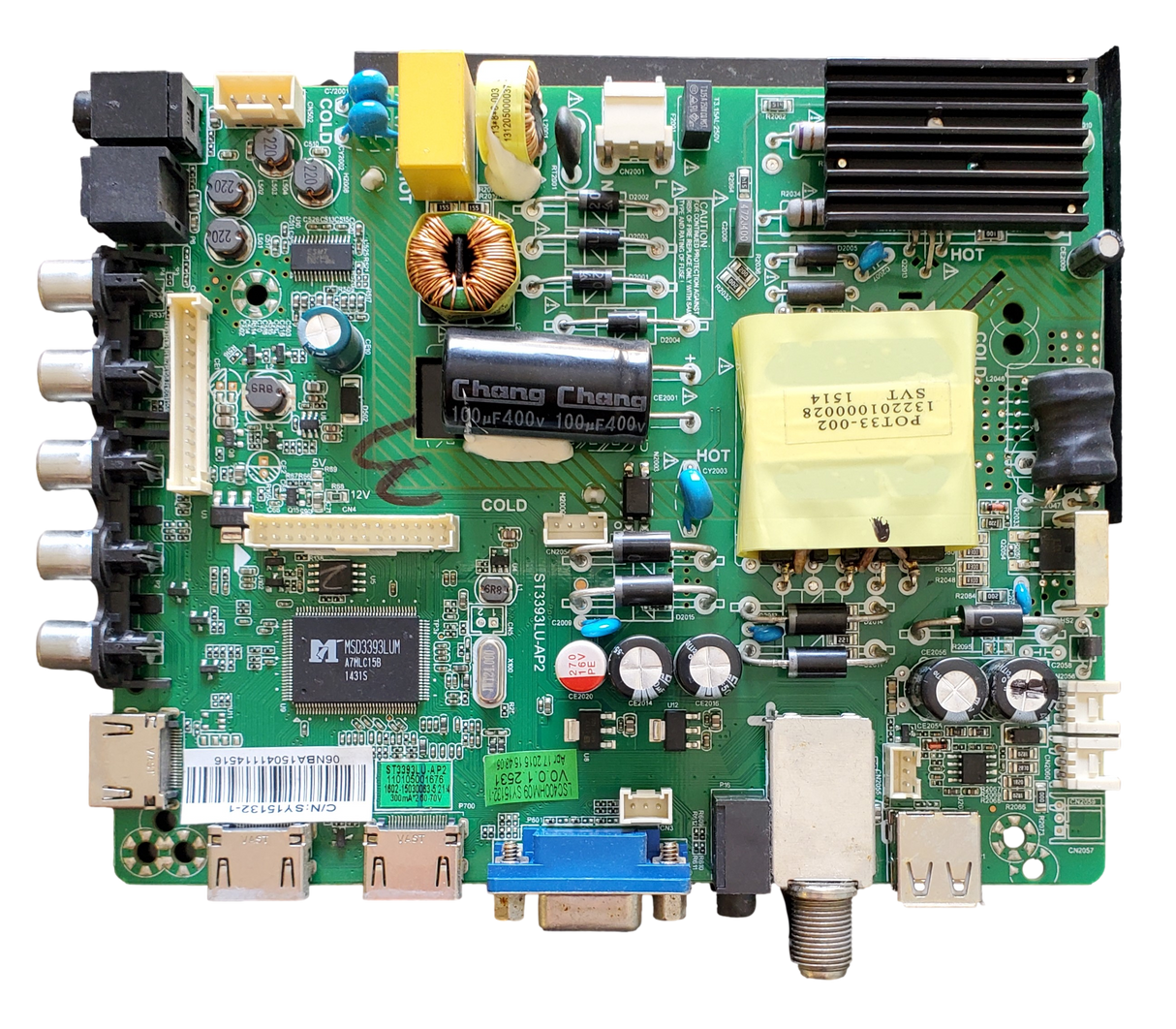 SY15132-8 Element Main Board, SY15132-1, ST3393LU-AP2, ELEFW408