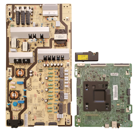 UN65MU8000FXZA Samsung TV Repair Parts Kit, BN94-12295K Main Board, BN44-00912A Power Supply, BN59-01264A Wifi, UN65MU8000FXZA FC04, UN65MU8000FXZA