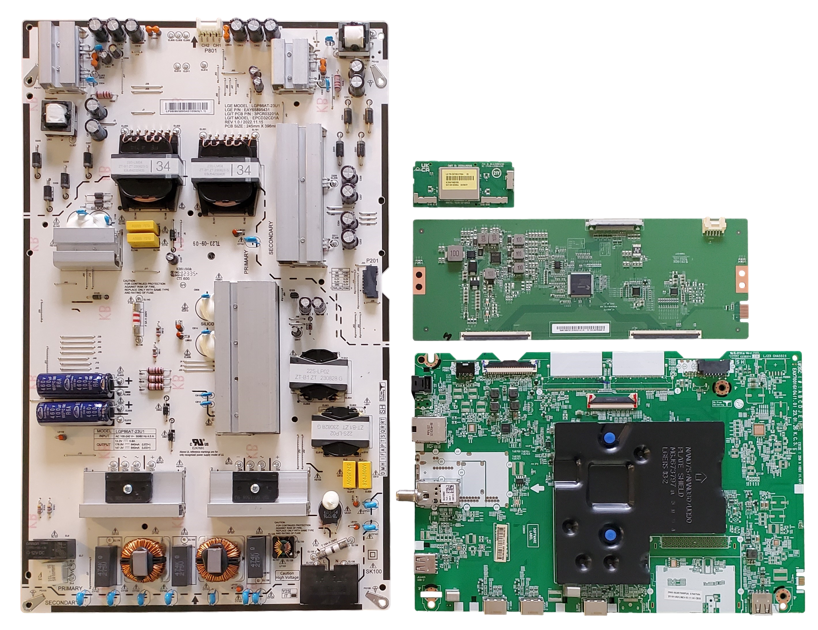 86UR7800PUA LG TV Repair Parts Kit, EBT67687504 Main Board 86UR7800PUA LG TV Repair Parts Kit, EBT67687504 Main Board