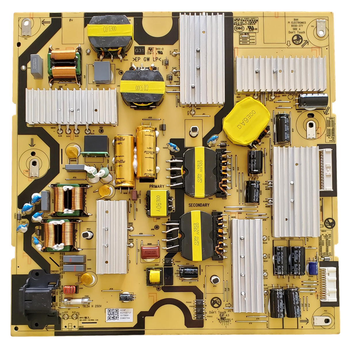 1-017-060-61 SONY Power Supply Board, G31BP , AC21532-1LF , XR-55X90L