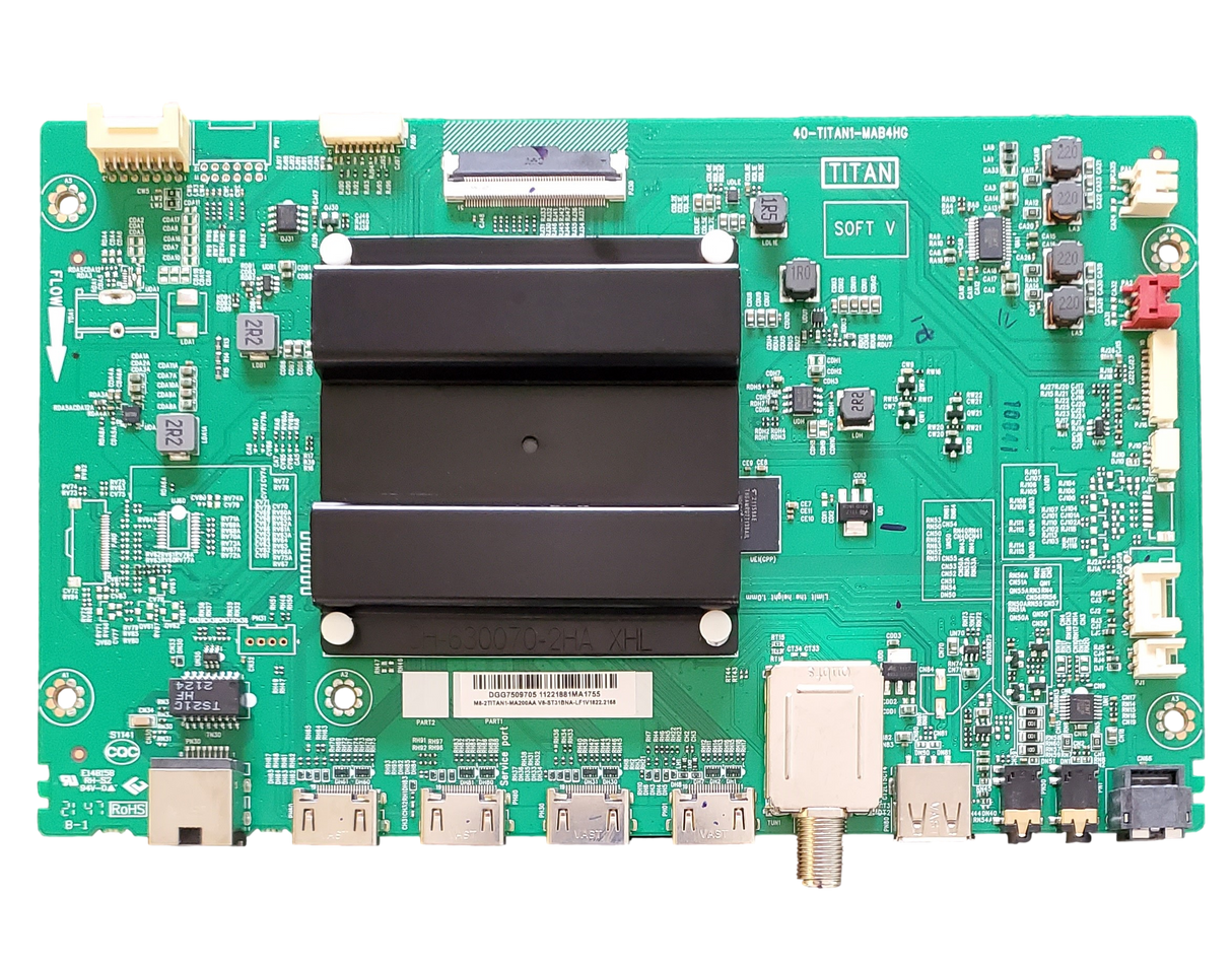 M8-2TITAN1-MA200AA Amazon Fire Main Board, V8-ST31BNA-LF1V1822, 40-TITAN1-MAB4HG, K24NE5