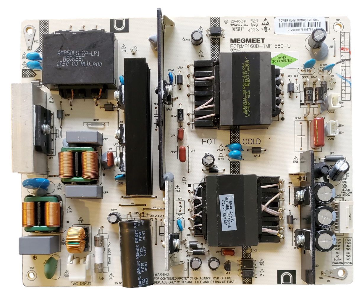 MP160D-1MF, Element Power Supply Board, MP160D-1MF 580-U, E4SW5017RKU