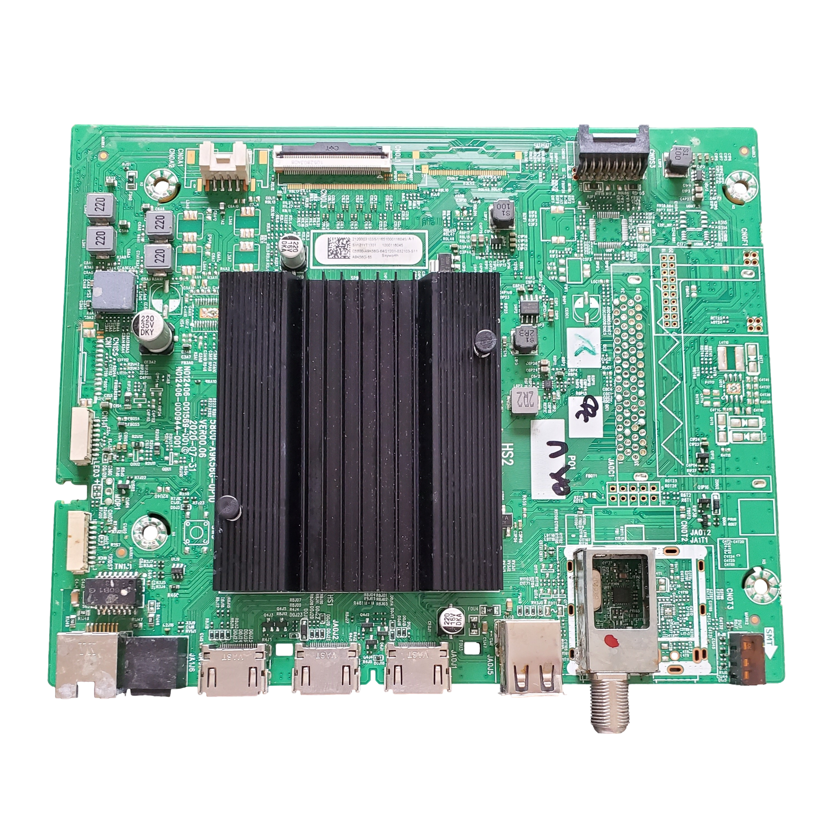 21201-032103 Skyworth Main Board, 21201-032103, 5800-A9K56G-0P10