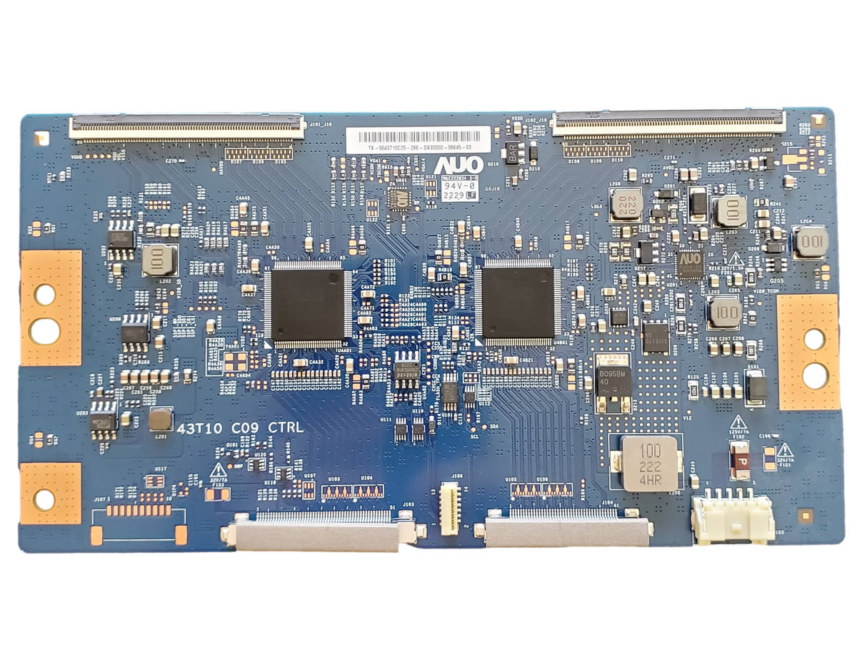 55.43T10.C25, Sony T-Con Board, 43T10 C09 CTRL, KD-43X85K – TV