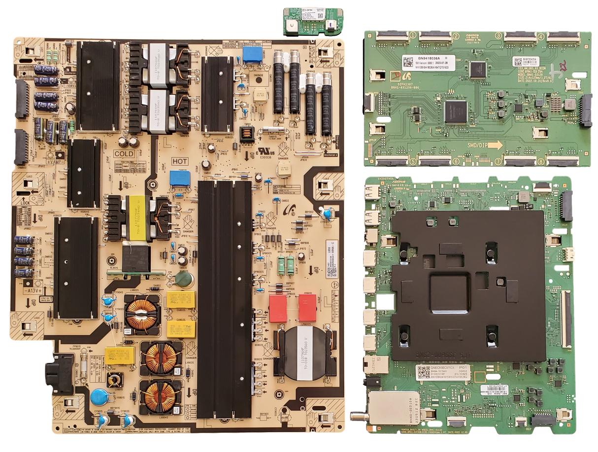 QN65QN90CAFXZA Samsung TV Repair Parts Kit, BN94-18154H Main Board, BN44-01214A Power Supply, BN94-18036A LED Driver, BN59-01435A Wifi, QN65QN90CAFXZA, QN65QN90CDFXZA