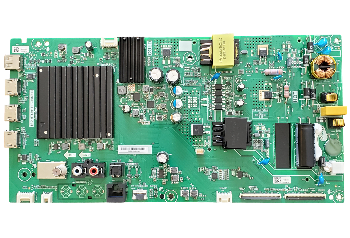 6M03A000D500J Vizio Main Board/Power Supply, TPD.MT5691T.PC765(T), A000D500J, V505M-K09