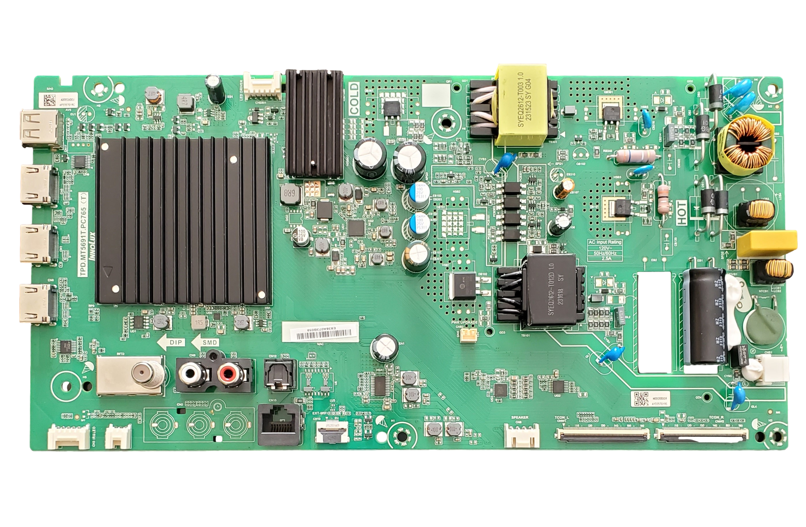 6M03A000C600J Vizio Main Board, TPD.MT5691T.PC765(T), A000C600J