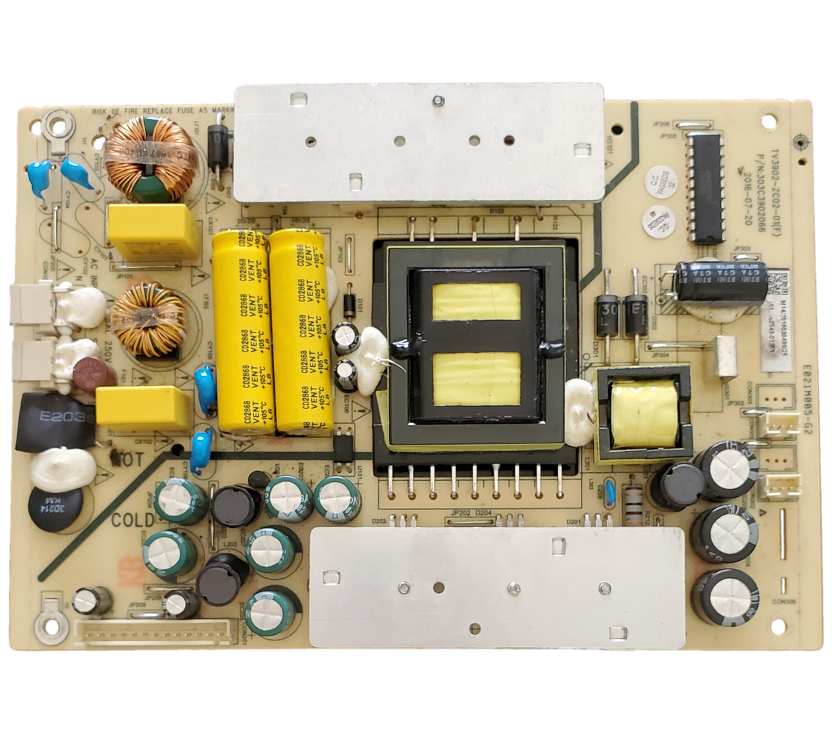 514C3902M14 Haier Power Supply Board, TV3902-ZC02-01(F), 303C3902066, 40G2500