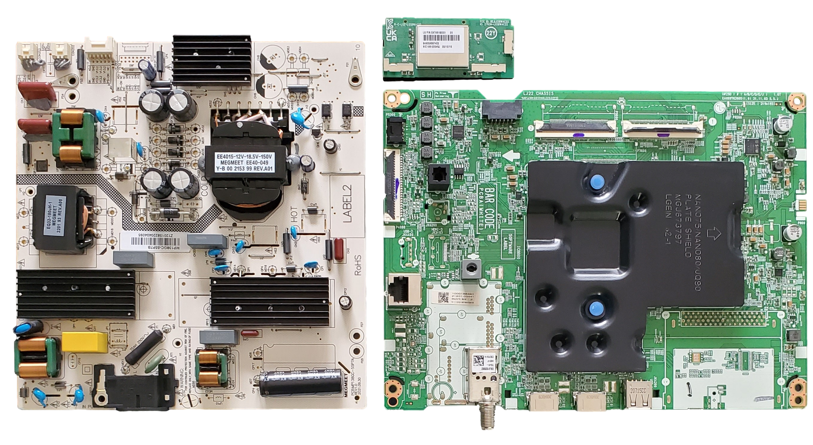 65UQ7570PUJ LG TV Repair Parts Kit, 21201-03441 Main Board