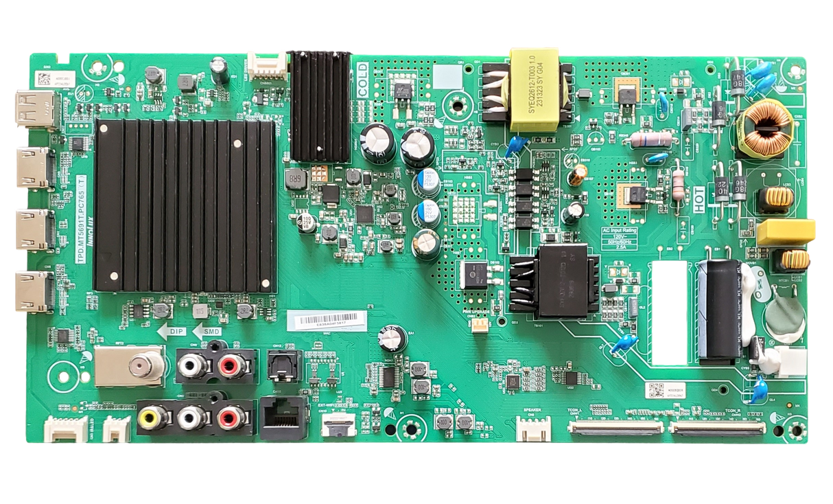 6M03A000CJ00J, Vizio Main Board, TPD.MT5691T.PC765 (T), V505-J09