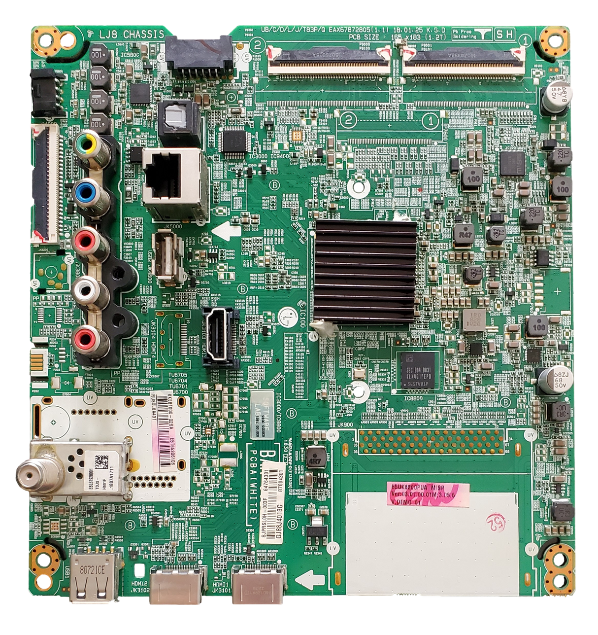 EBT65306106 LG Main Board, EBT65306106, 64764301, 87004301, EAX67872805(1.1), 55UK6200PUA