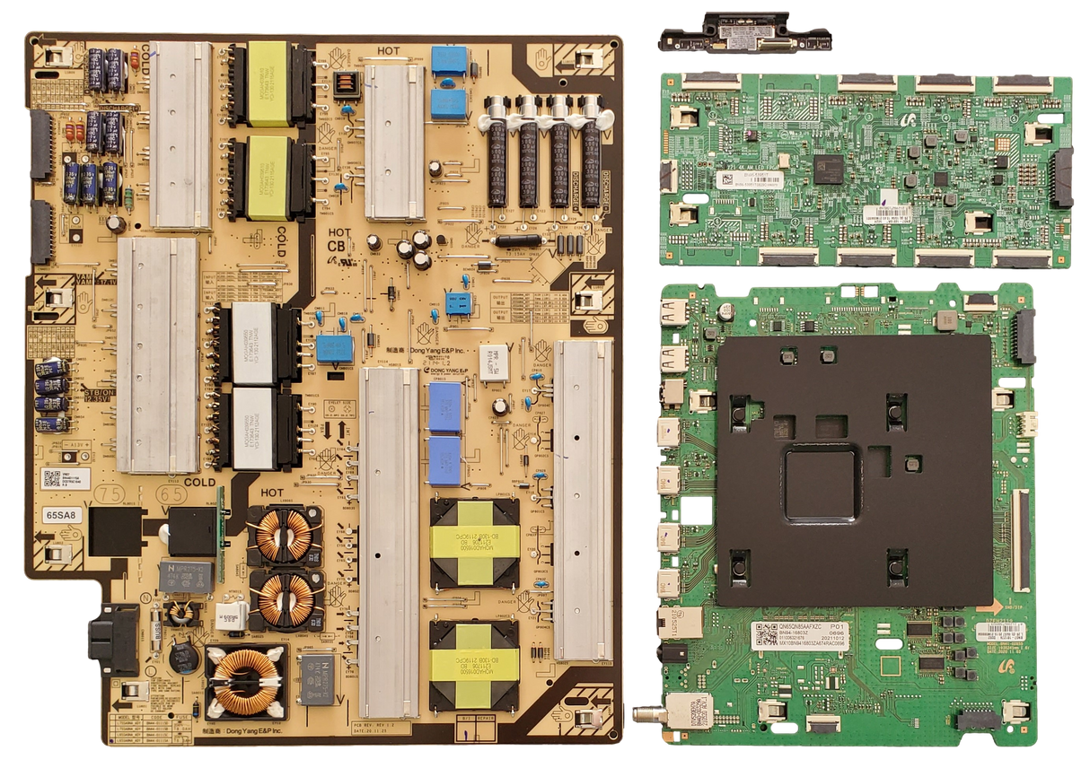 QN65QN85DAFXZA  Samsung TV Repair Kit, BN94-16803Z Main Board, BN44-01115A Power Supply, BN94-17100A LED Driver, BN59-01368A Wi-Fi Board, QN65QN85DAFXZA