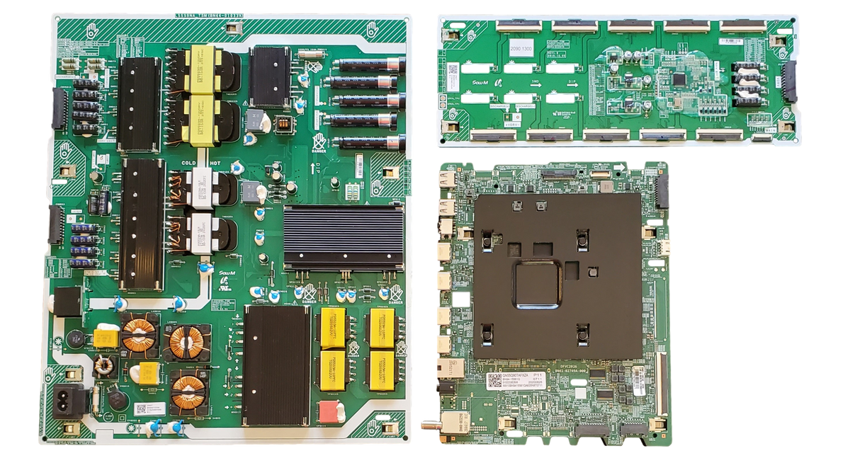 QN55Q90TAFXZA Samsung TV Repair Kit, BN94-15561Q Main Board, BN44-01033A Power Supply, BN44-01037A LED Driver, QN55Q90TAFXZA