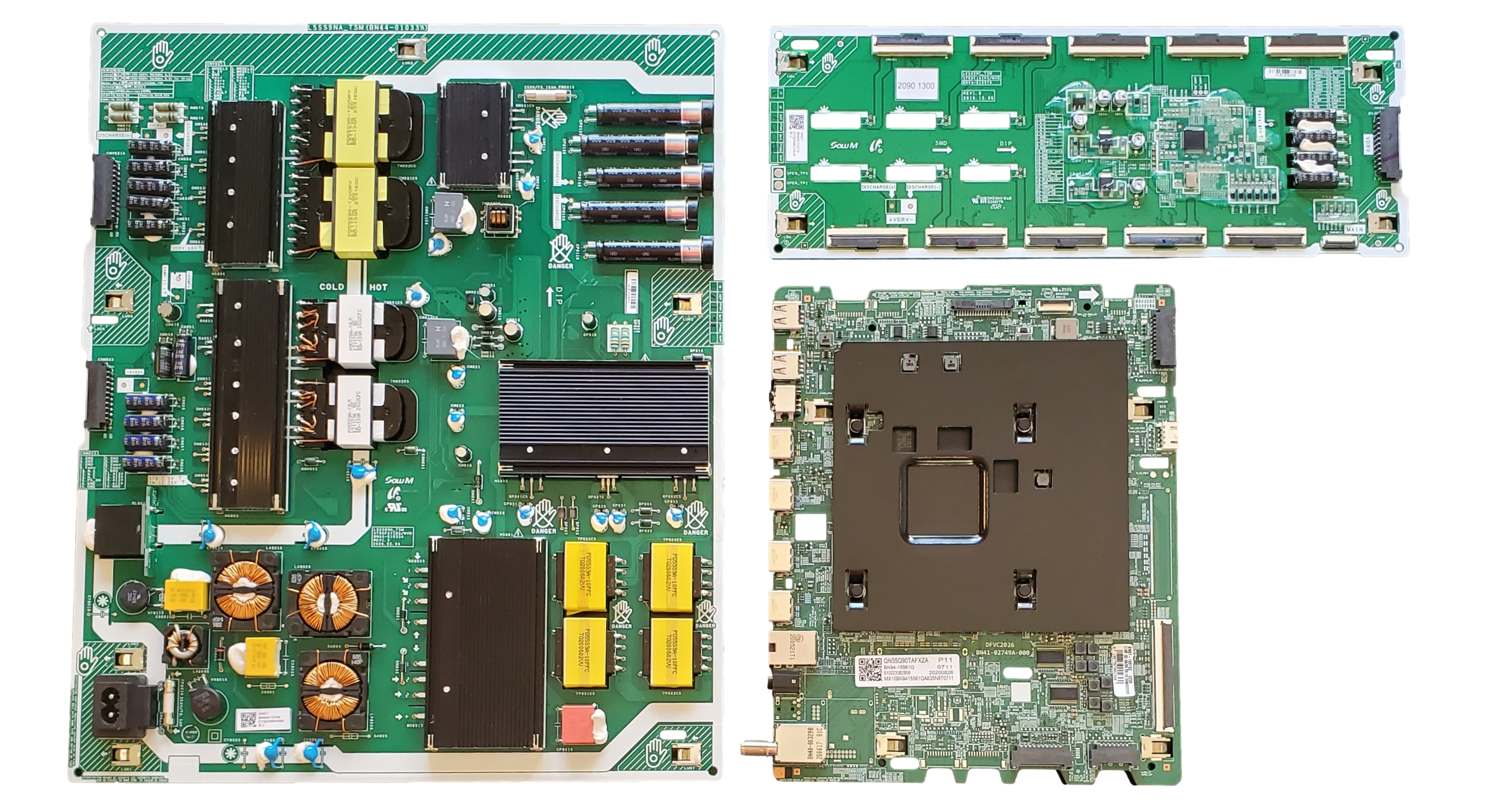 QN55Q90TAFXZA Samsung TV Repair Kit, BN94-15561Q Main Board, BN44