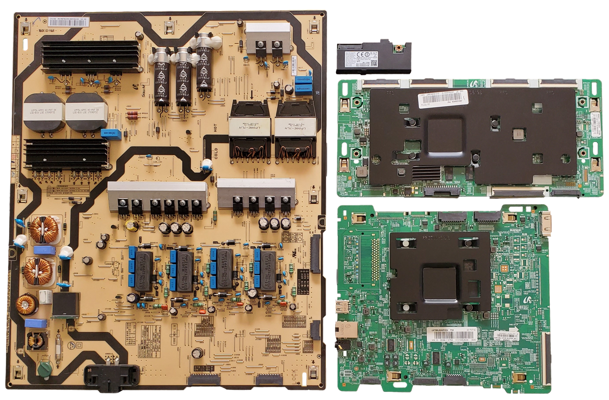 UN75MU8000FXZA Samsung TV Repair Parts Kit, BN94-11976A Main Board, BN44-00913A Power Supply, BN95-03940A T-Con, BN59-01264A Wifi, UN75MU8000FXZA (FA01), UN75MU8000FXZA