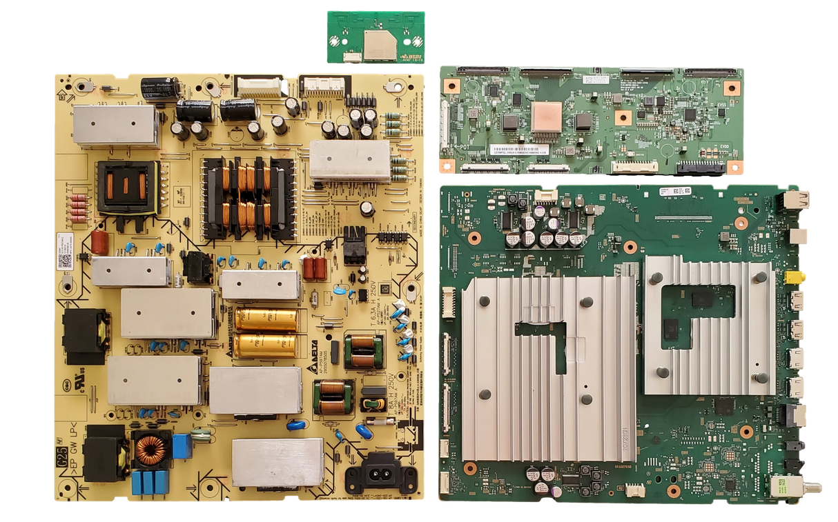 XR-55A80L Sony TV Repair Kit, A-5056-923-A Main Board, 1-013-507-21 Power Supply, 1-013-507-41 Power Supply, 6871L-07011D T-Con, 1-005-419-13 Wi-Fi Board, XR-55A80L