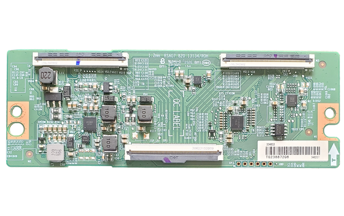 ばろんページ 334653 Hisense T-Con, 334653, 348207, RSAG7.820.13134/ROH, 55A65H