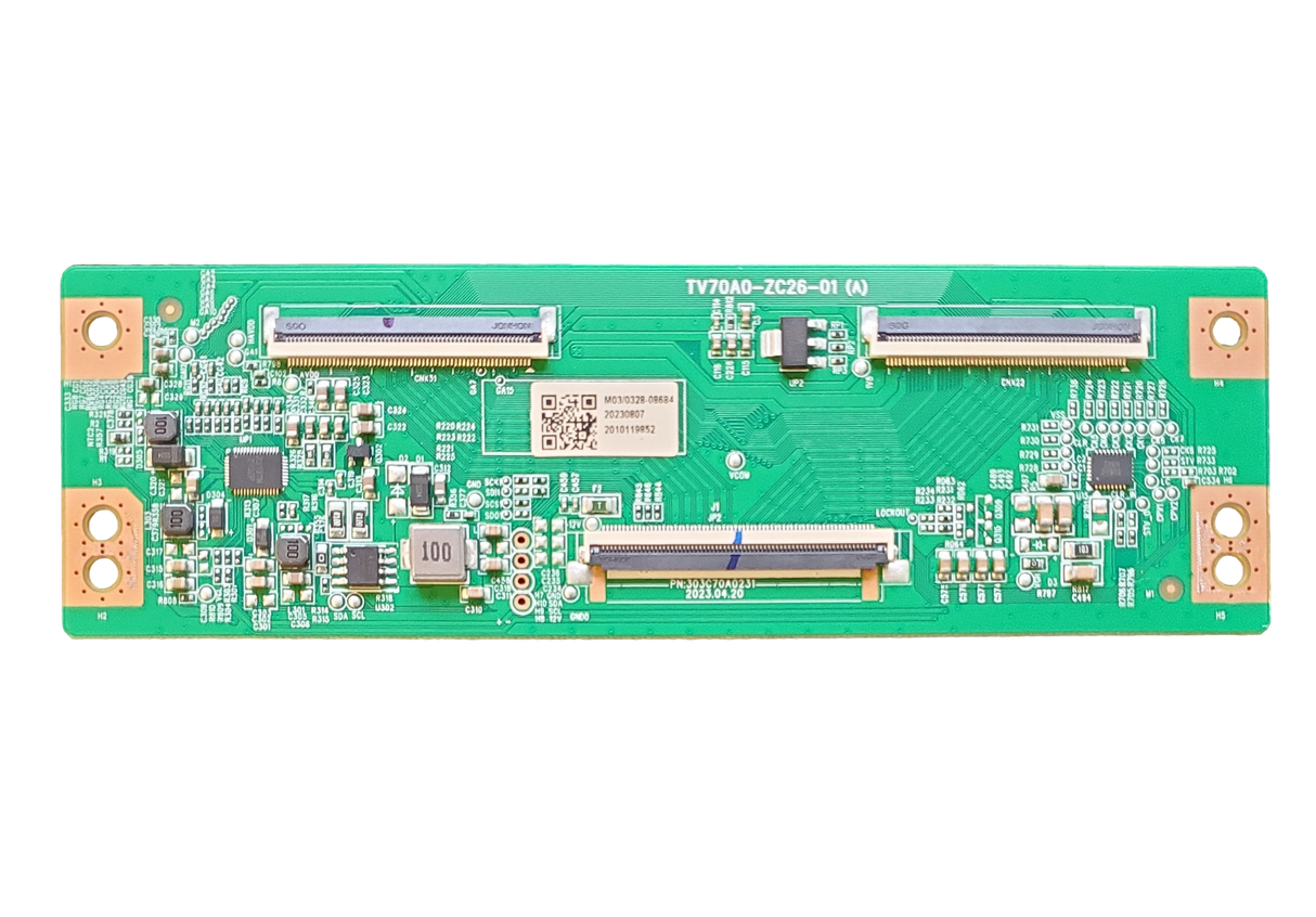 303C70A0231 Element/Westinghouse/ONN T-Con, 303C70A0231, TV70A0-ZC26-01(A), 513C70A0M03, M02, WR70UT4212, 100012588