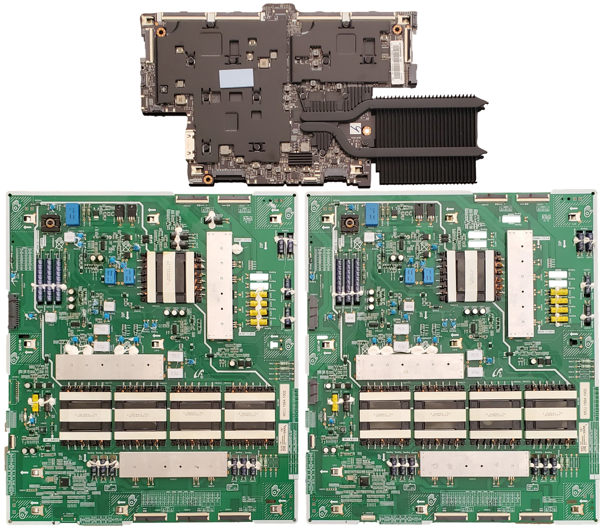 QN75Q900RBFXZA Samsung TV Repair Parts Kit, BN94-14097C Main Board, BN44-00994A Power Supply, BN94-00994B VSS LED Driver, BN59-01314A Wifi, QN75Q900RBFXZA FA01, QN75Q900RBFXZA