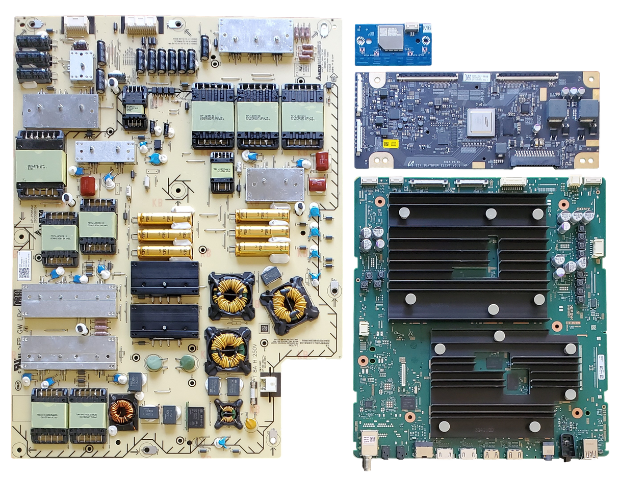 XR-65A95L Sony TV Repair Parts Kit, A-5055-840-A Main Board, 1-017-214-11 Power Supply, LJ94-50870E T-Con, 1-013-126-11 Wifi, XR-65A95L