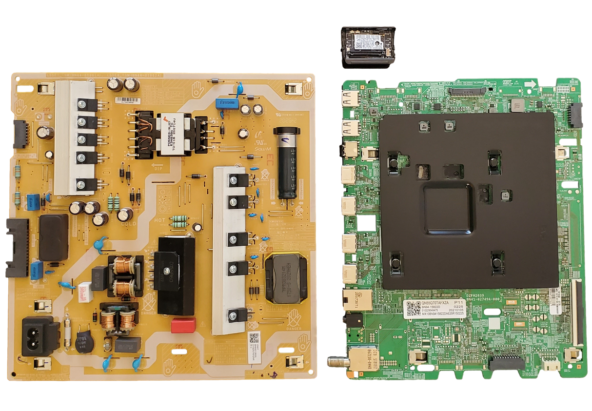 QN55Q70TAFXZA Samsung TV Repair Kit, BN94-15822D Main Board, BN44-01062A Power Supply, BN59-01338A Wifi, QN55Q70TAFXZA AB04, QN55Q70TAFXZA