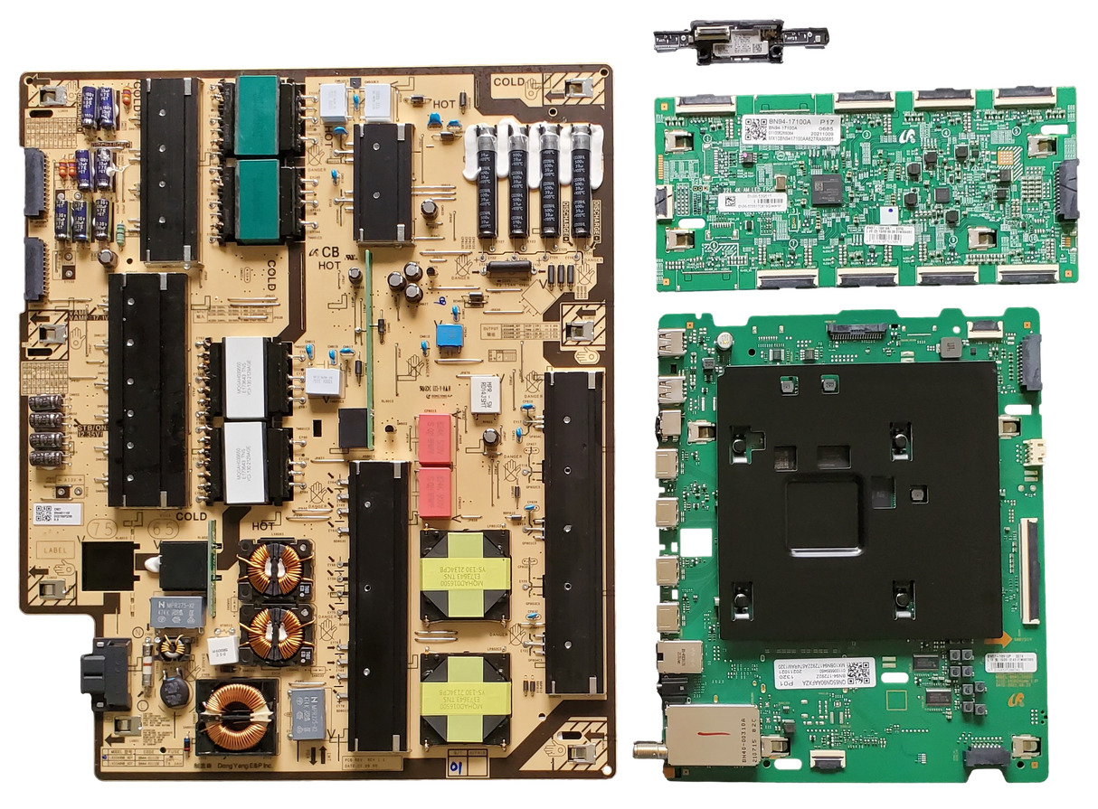 QN65QN90AAFXZA Samsung TV Repair Kit, BN94-17292Z Main Board, BN44-01115F Power Supply, BN94-17100A LED Driver, BN59-01368A Wi-Fi Board, QN65QN90AAFXZA, QN65QN9DAAFXZA