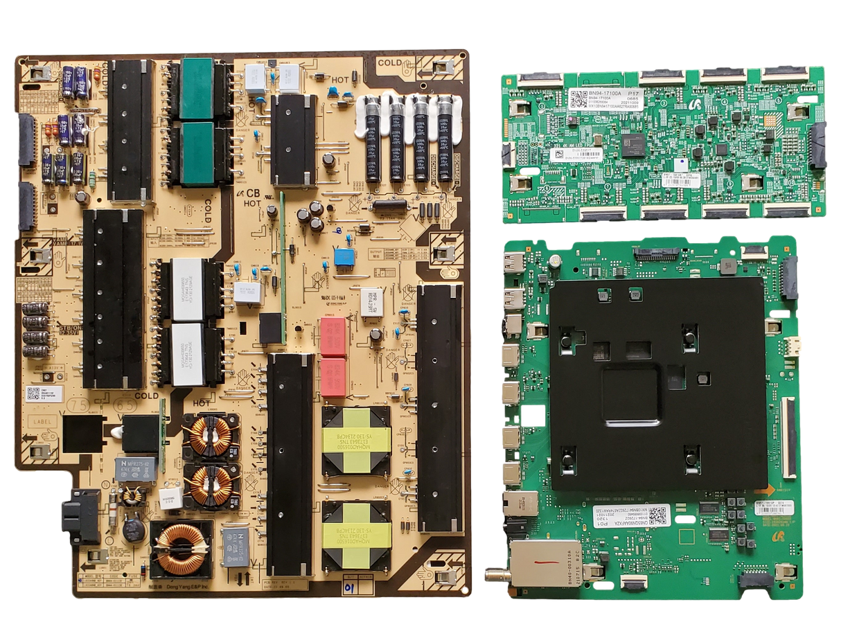 QN65QN90AAFXZA Samsung TV Repair Kit, BN94-17292Z / BN94-17601A Main Board, BN44-01115F Power Supply, BN94-17100A LED Driver, QN65QN90AAFXZA, QN65QN9DAAFXZA