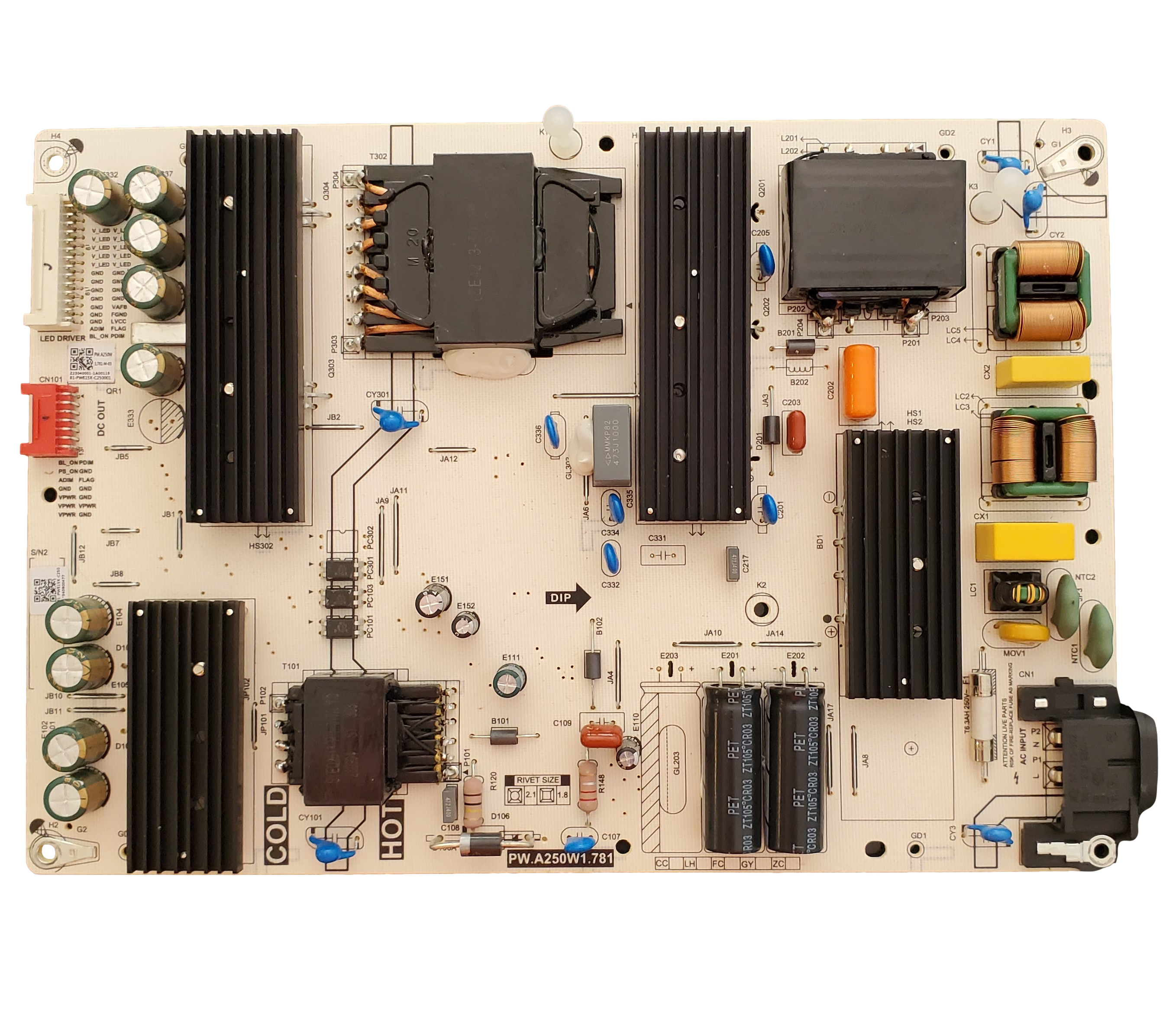 81-PWE15X-C250001, Amazon Fire Power Supply, PW.A250W1.781