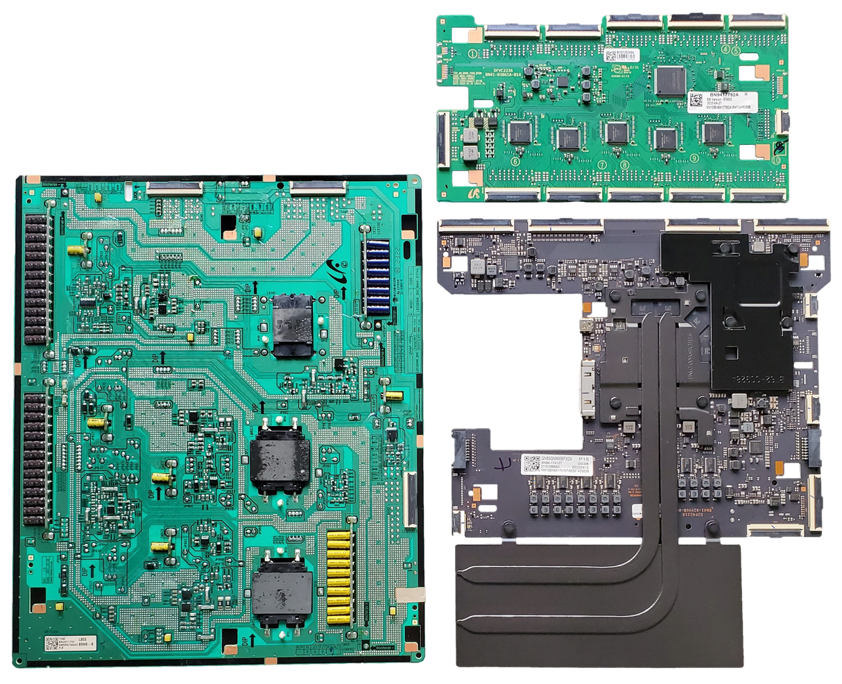 QN85QN900BFXZA Samsung TV Repair Parts Kit, BN94-17410T Main Board, BN44-01174A Power Supply, BN94-17792A LED Driver, QN85QN900BFXZA AA01, QN85QN900BFXZA