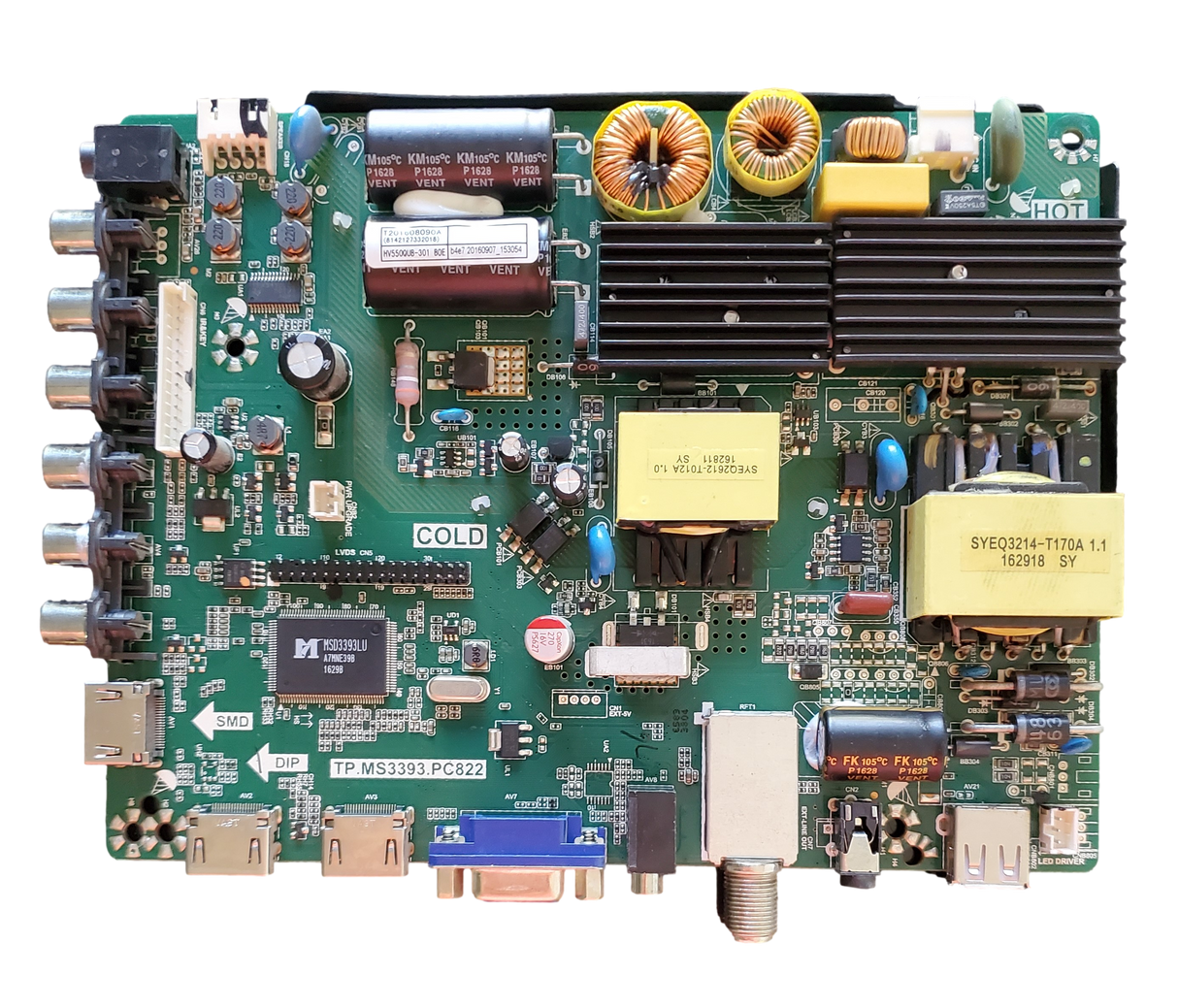 8142127332018 ProScan Main Board/Power Supply, TP.MS3393.PC822, PLDED5514