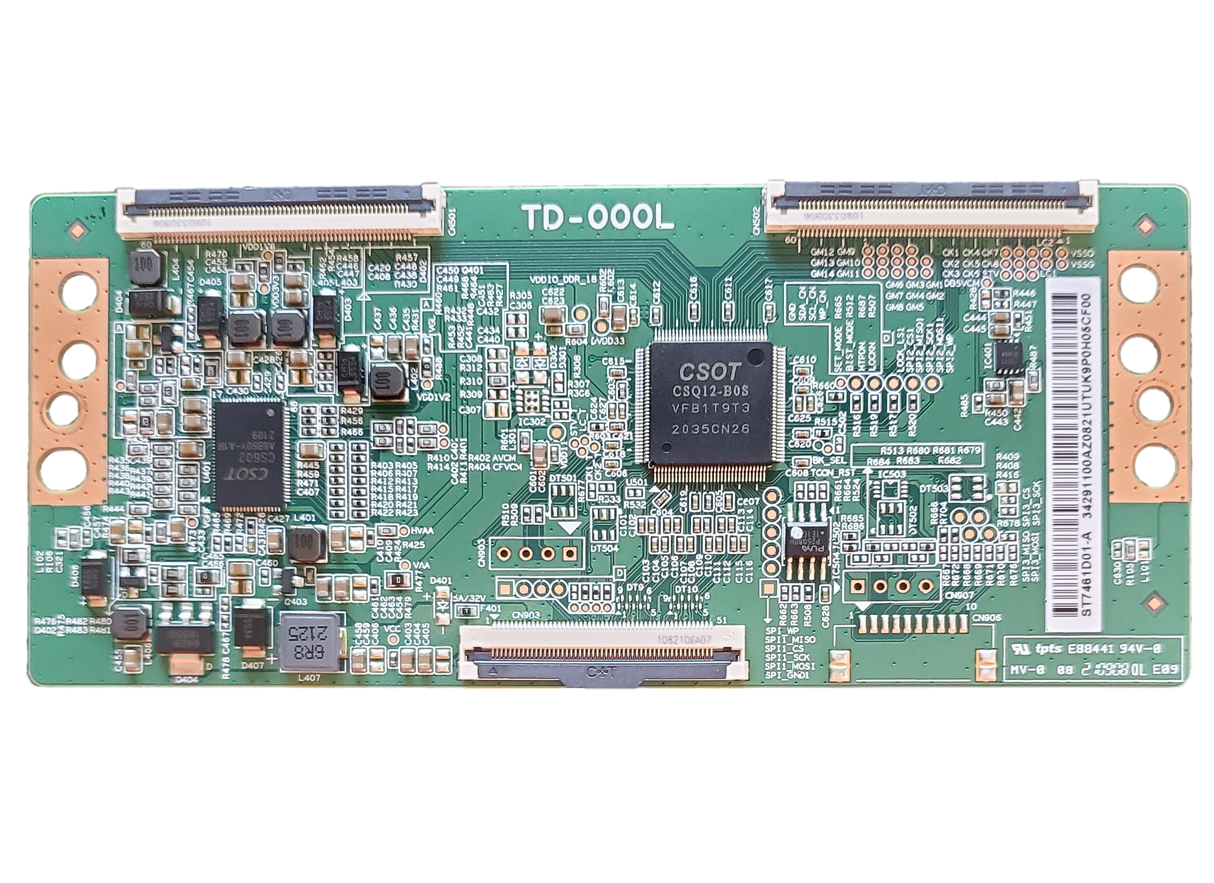 ST7461D01-A TCL T-Con Board, 34291100A, TD-000L, 75S431