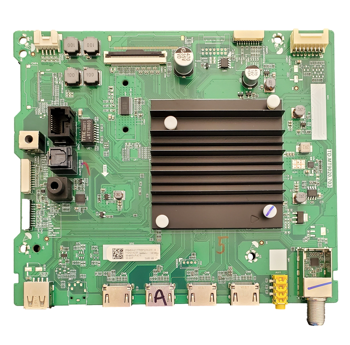 330645 Hisense Main Board, 330645, 330565, TD.MT9020.703, 58U6HF